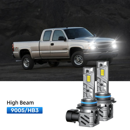 RIMTHIN 9005 LED High Beam Bulbs Fit for 2007 Chevrolet Silverado 1500 HD Classic