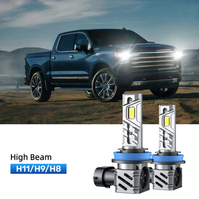RIMTHIN H9 LED High Beam Bulbs Fit for 2023 Chevrolet Silverado 1500