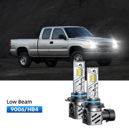 RIMTHIN 9006 LED Low Beam Bulbs Fit for 1999-2004 Chevrolet Silverado 2500