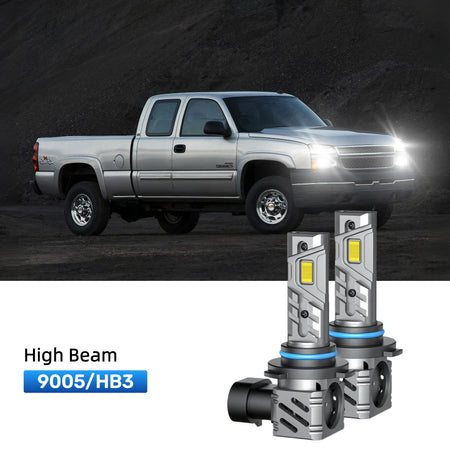 RIMTHIN 9005 LED High Beam Bulbs Fit for 1999-2004 Chevrolet Silverado 2500