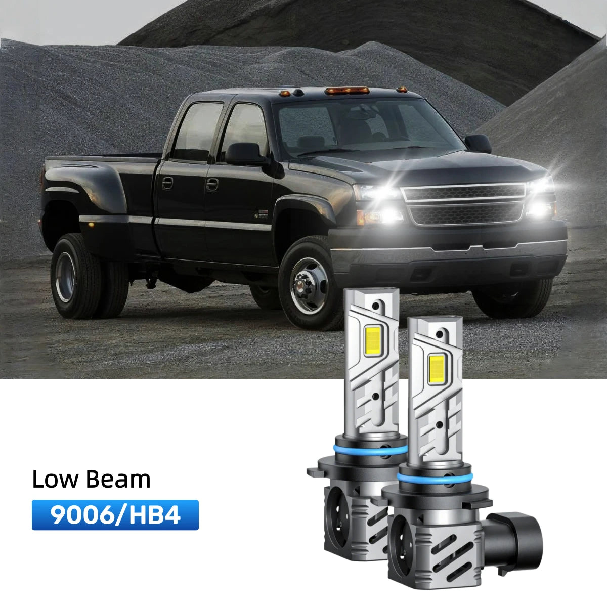 Fit for 2007 Chevrolet Silverado 3500 Classic 9005 9006 LED Headlight Bulbs | Brighter  and Safer