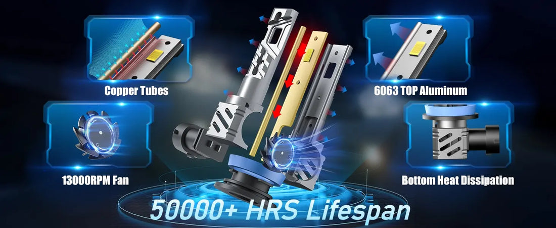 Chevrolet Silverado 3500 H11 LED Bulbs with 50000H Lifespan