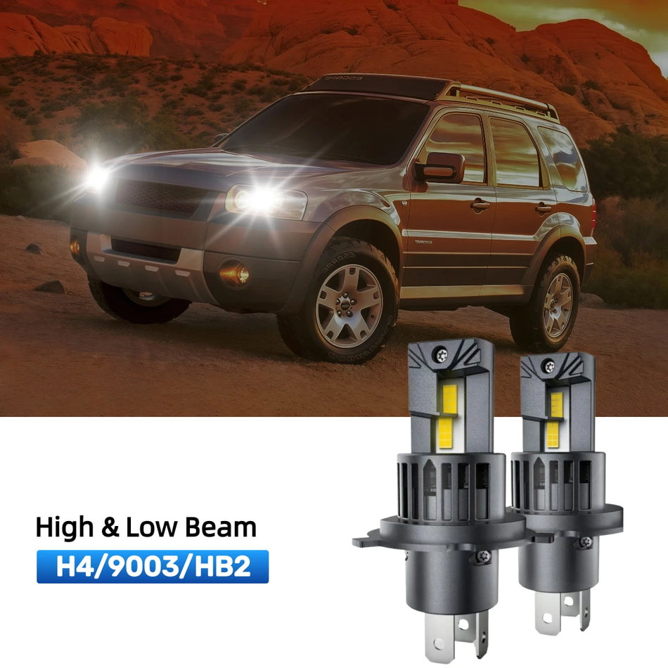 Fit for 2001-2004 Ford Escape H4 LED Headlight Bulbs | Brighter  and Safer