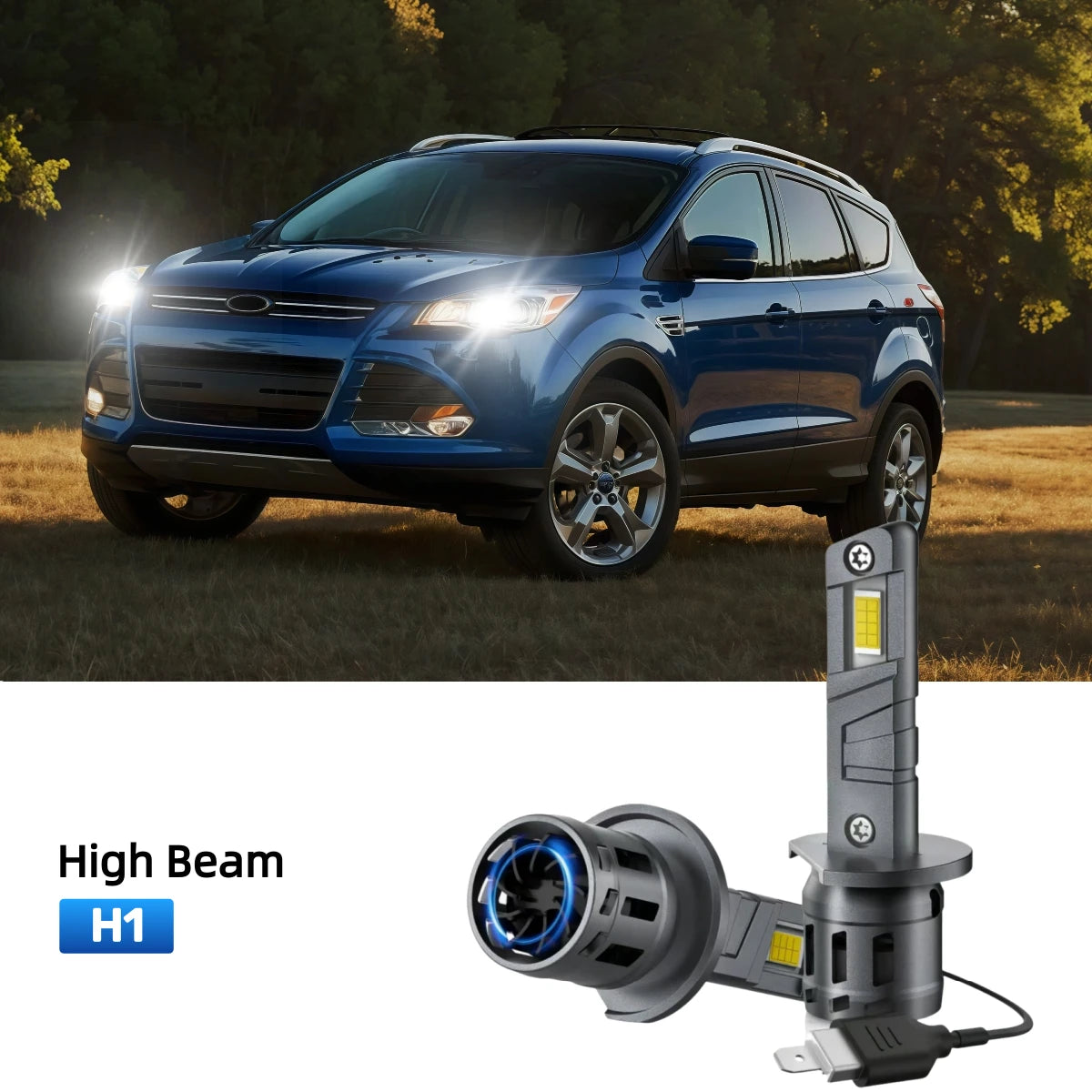 Fit for 2014-2016 Ford Escape H11 9005 LED Headlight Bulbs | Brighter  and Safer