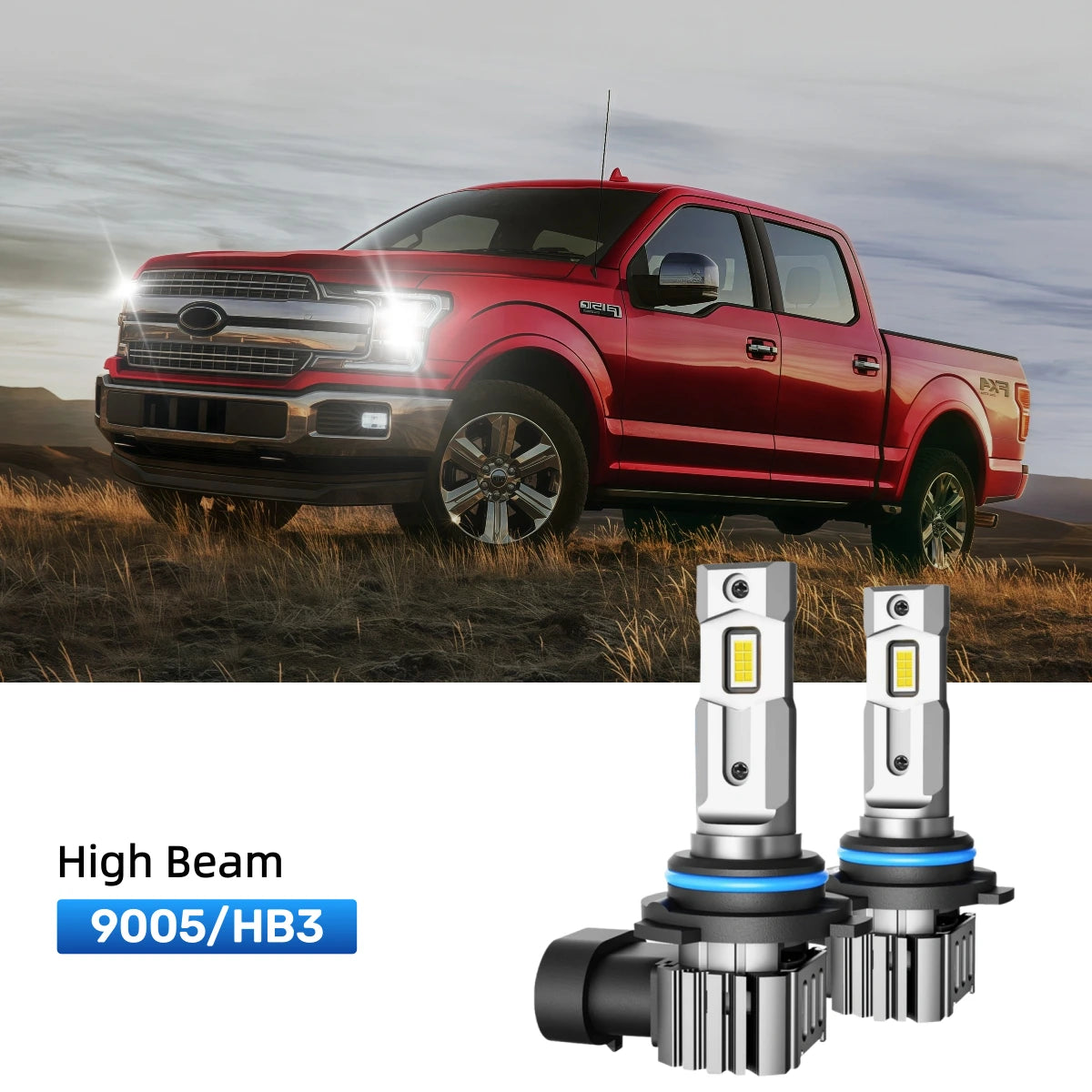 Fit for 2015-2020 Ford F-150 9005 H11 LED Headlight Bulbs | Brighter  And Safer
