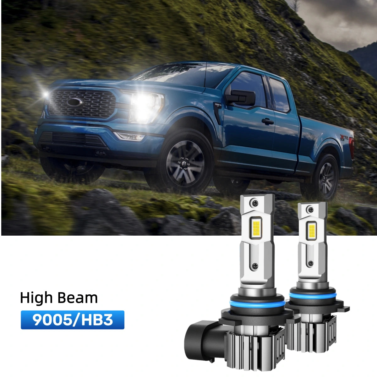 Fit for 2021-2023 Ford F-150 9005 H11 LED Headlight Bulbs | Brighter  And Safer