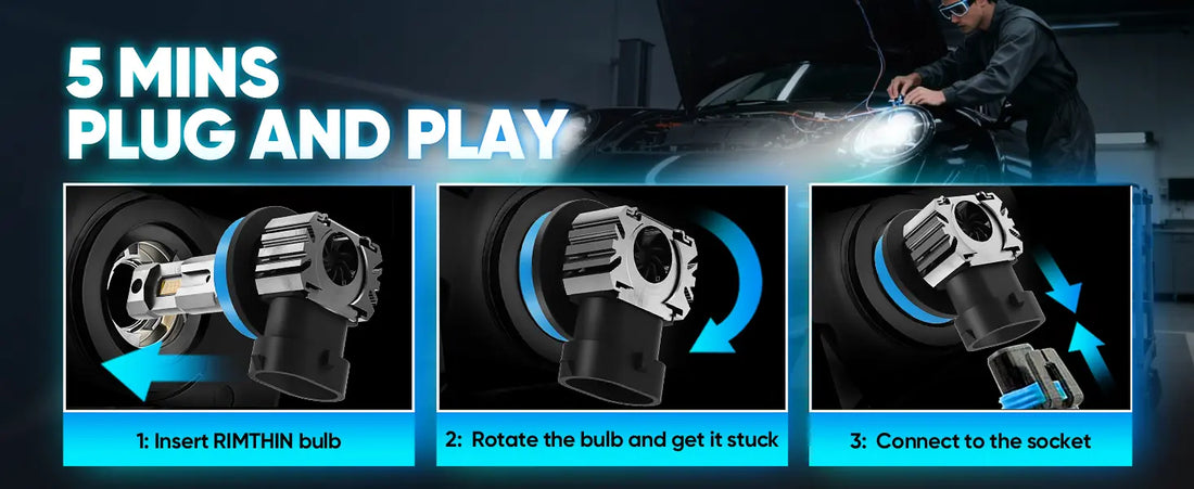 Ford F-150 H11 LED Bulbs for Easy Installation