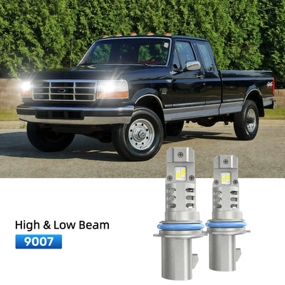 RIMTHIN 9007 LED High & Low Beam Bulbs Fit for 1997 Ford F-250 HD