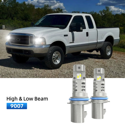 RIMTHIN 9007 LED High & Low Beam Bulbs Fit for 1999 Ford F-250 