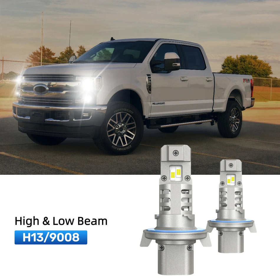 RIMTHIN H13 LED High & Low Beam Bulbs Fit for 2017-2020 Ford F-250 Super Duty