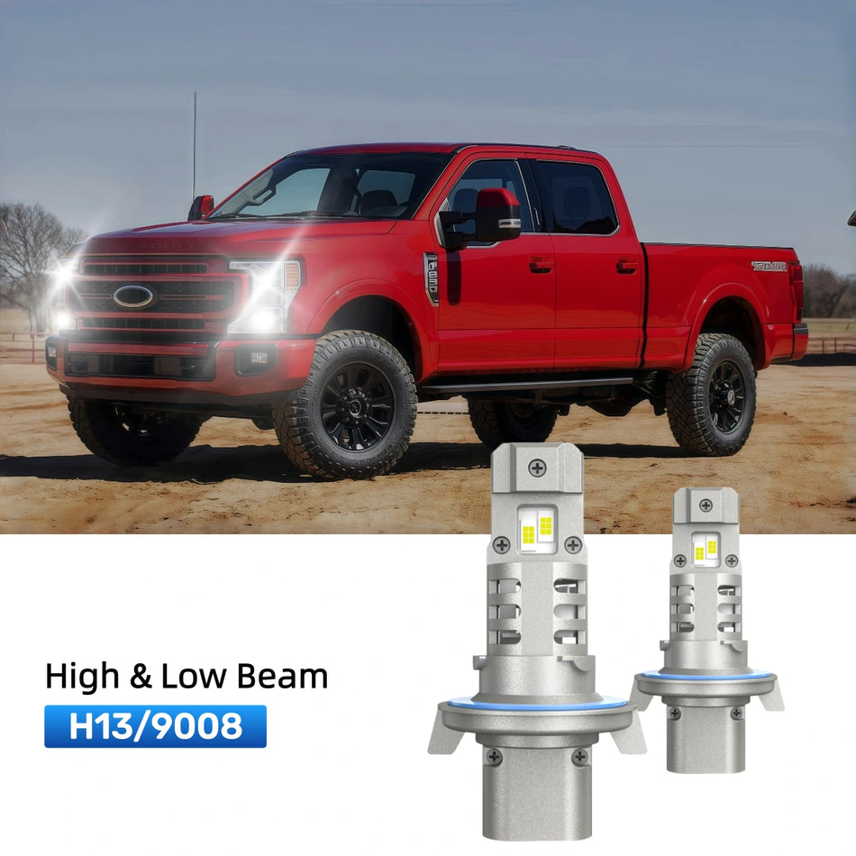 RIMTHIN H13 LED High & Low Beam Bulbs Fit for 2021-2023 Ford F-250 Super Duty