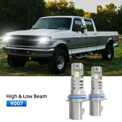RIMTHIN 9007 LED High & Low Beam Bulbs Fit for 1992-1997 Ford F-350