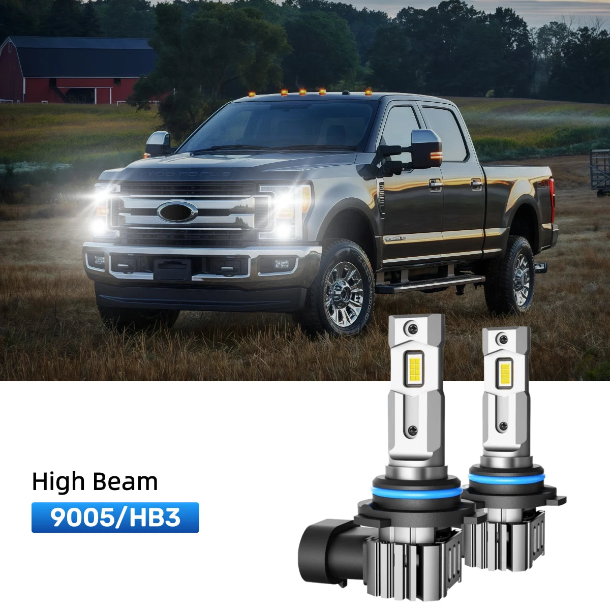 Fit for 2017-2020 Ford F-350 Super Duty H13 LED Headlight Bulbs | Brighter  And Safer