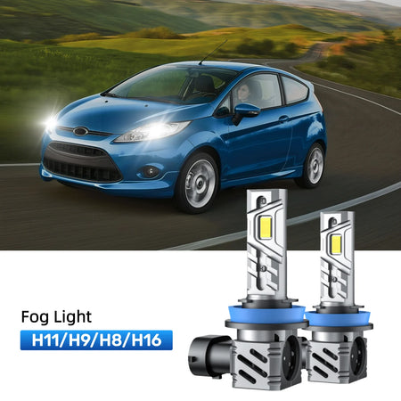 RIMTHIN H11 LED Fog Light Bulbs Fit for 2011-2013 Ford Fiesta