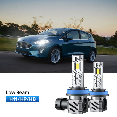 RIMTHIN H11 LED Low Beam Bulbs Fit for 2014-2018 Ford Fiesta