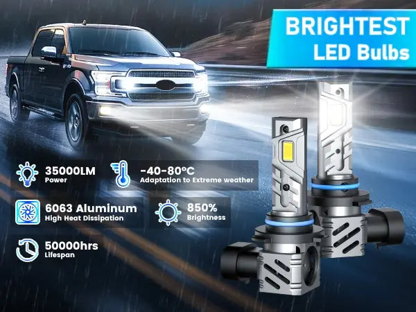 Ford Fiesta 9005 LED Headlight Bulbs