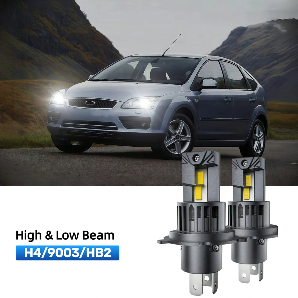 Fit for 2002-2004 Ford Focus H4 LED Headlight Bulbs | Brighter  and Safer