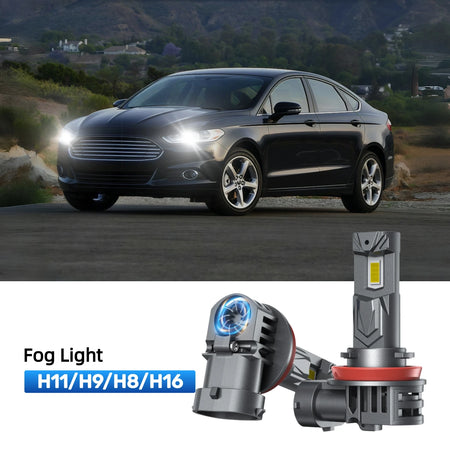 RIMTHIN H11 LED Fog Light Bulbs Fit for 2006-2016 Ford Fusion