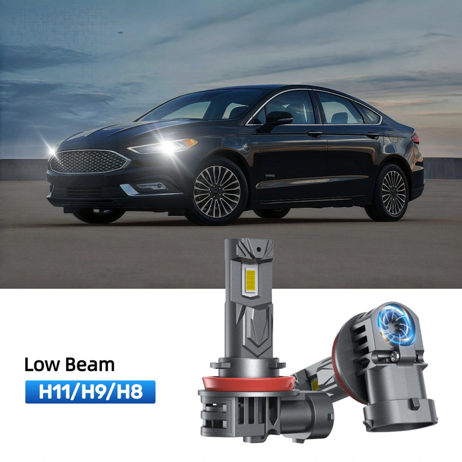 RIMTHIN H11 LED Low Beam Bulbs Fit for 2017-2018 Ford Fusion