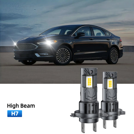 RIMTHIN H7 LED High Beam Bulbs Fit for 2017-2018 Ford Fusion