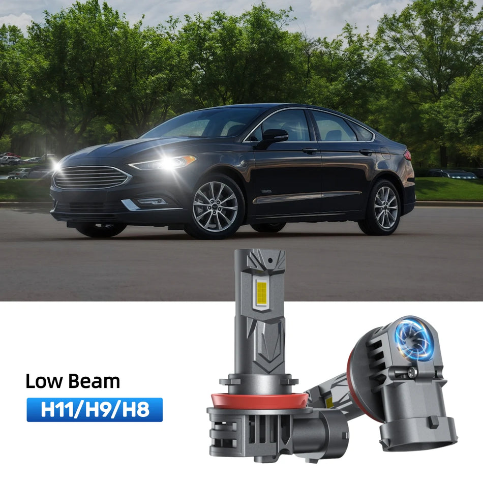 RIMTHIN H11 LED Low Beam Bulbs Fit for 2019-2020 Ford Fusion