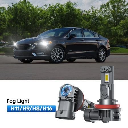 RIMTHIN H11 LED Fog Light Bulbs Fit for 2019-2020 Ford Fusion