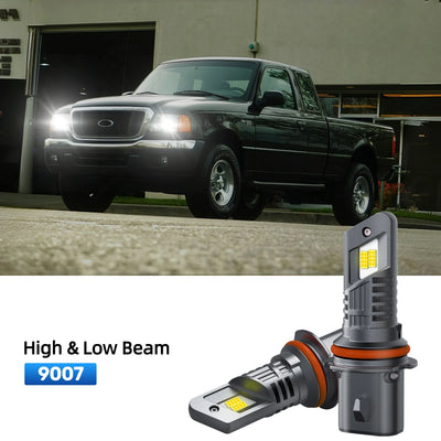 RIMTHIN 9007 LED High & Low Beam Bulbs Fit for 2005 Ford Ranger