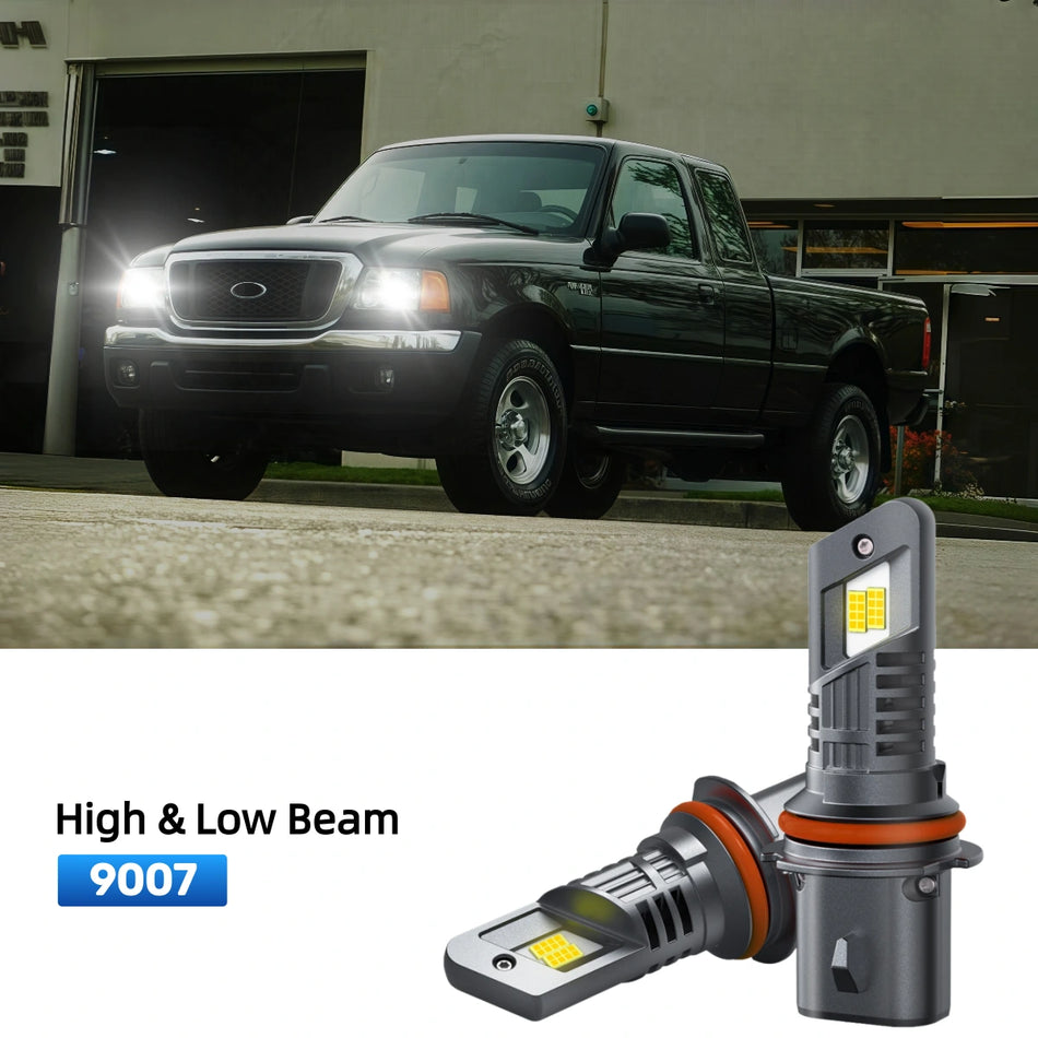 Fit for 2005 Ford Ranger 9007 LED Headlight Bulbs | Brighter  and Safer