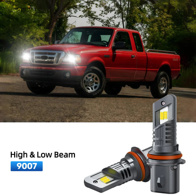 RIMTHIN 9007 LED High & Low Beam Bulbs Fit for 2008-2011 Ford Ranger