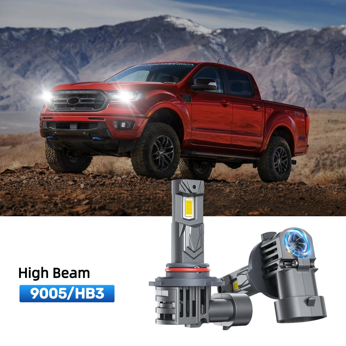 Fit for 2021 Ford Ranger XLT 9005 H11 LED Headlight Bulbs | Brighter  and Safer