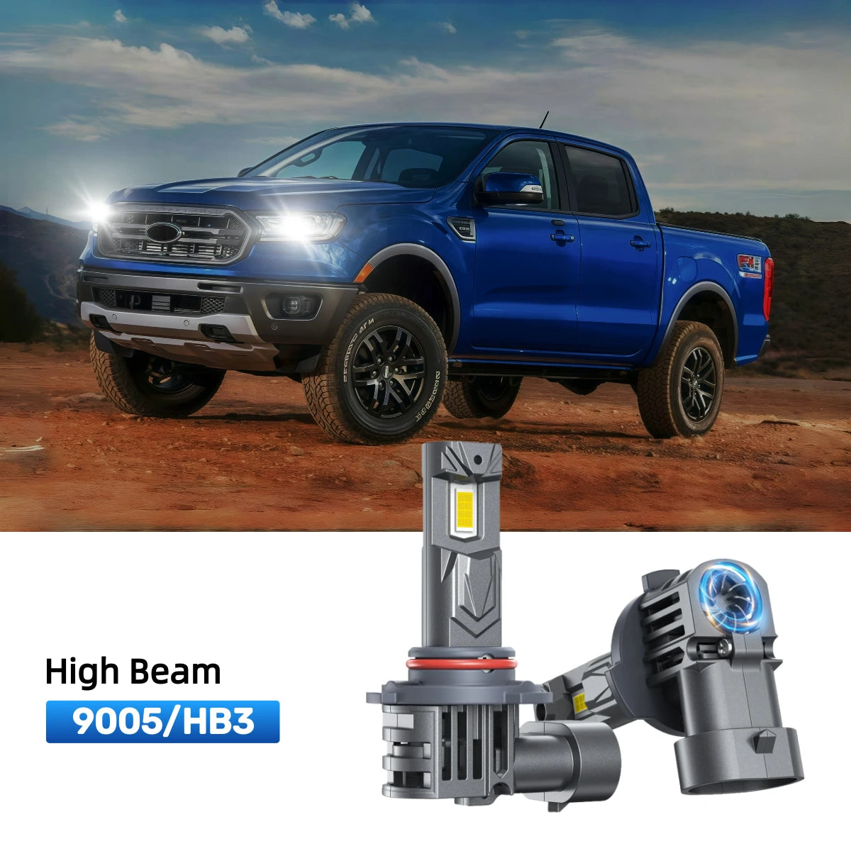 Fit for 2023 Ford Ranger 9005 H11 LED Headlight Bulbs | Brighter  and Safer