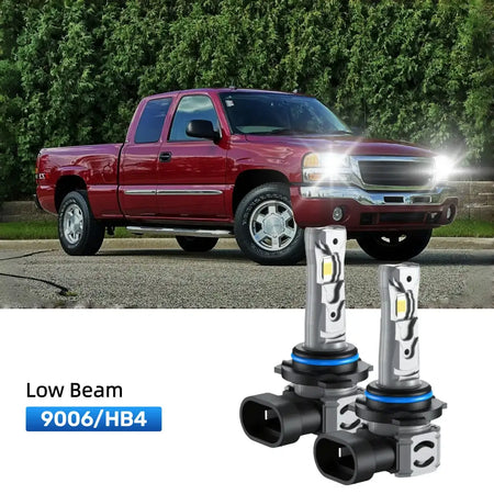 RIMTHIN 9006 LED Low Beam Bulbs Fit for 2003-2004 GMC Sierra 1500