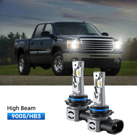 RIMTHIN 9005 LED High Beam Bulbs Fit for 2008 GMC Sierra 1500