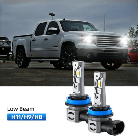 RIMTHIN H11 LED Low Beam Bulbs Fit for 2009-2013 GMC Sierra 1500