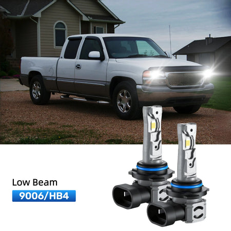 RIMTHIN 9006 LED Low Beam Bulbs Fit for 1999 GMC Sierra 2500