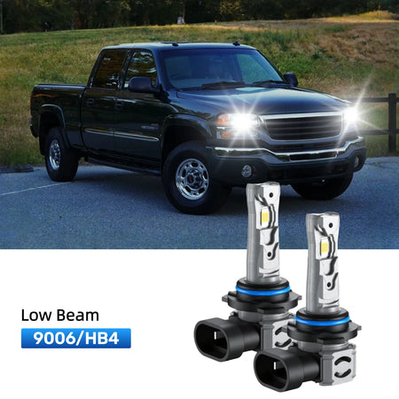 RIMTHIN 9006 LED Low Beam Bulbs Fit for 2000-2004 GMC Sierra 2500