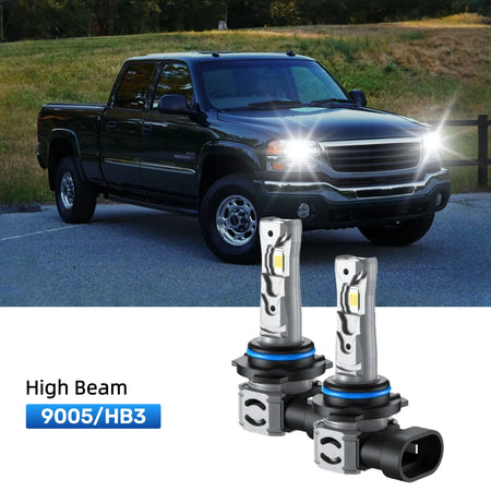 RIMTHIN 9005 LED High Beam Bulbs Fit for 2000-2004 GMC Sierra 2500