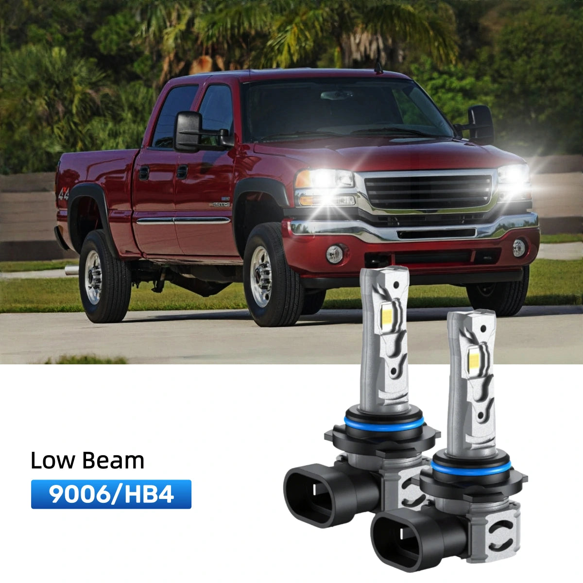 RIMTHIN 9006 LED Low Beam Bulbs Fit for 2007 GMC Sierra 2500 HD