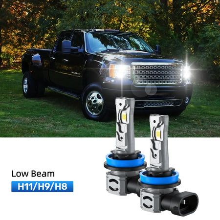 RIMTHIN H11 LED Low Beam Bulbs Fit for 2008-2014 GMC Sierra 3500 HD