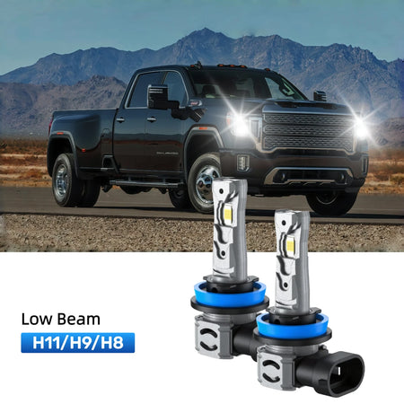 RIMTHIN H11 LED Low Beam Bulbs Fit for 2017-2019 GMC Sierra 3500 HD