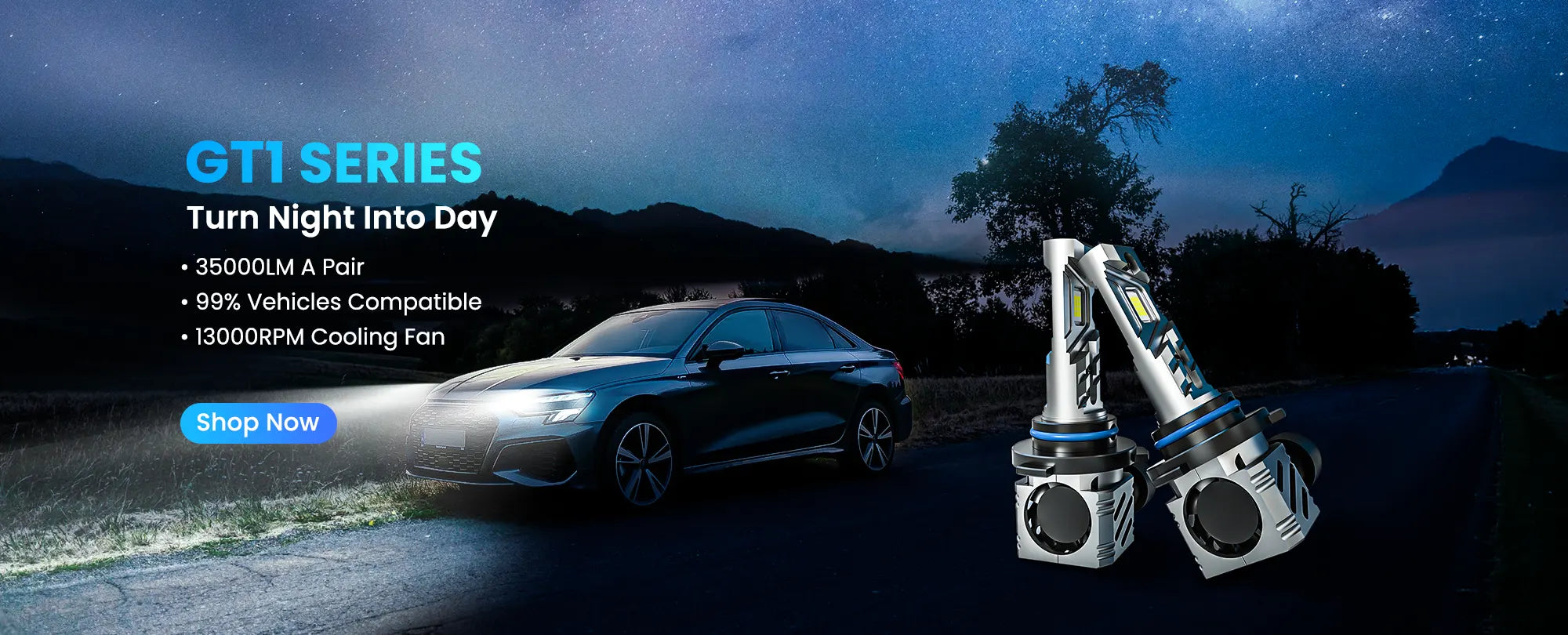 GT1 Series LED Headlight Bulbs