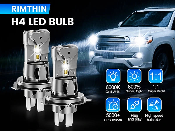 GT2 Series H4 LED Bulbs