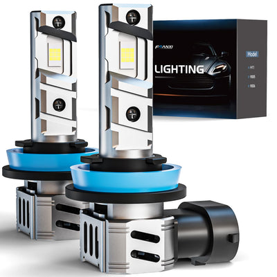 FRANXI H11 LED Headlight Bulbs 6000K White 16000LM Pack of 2