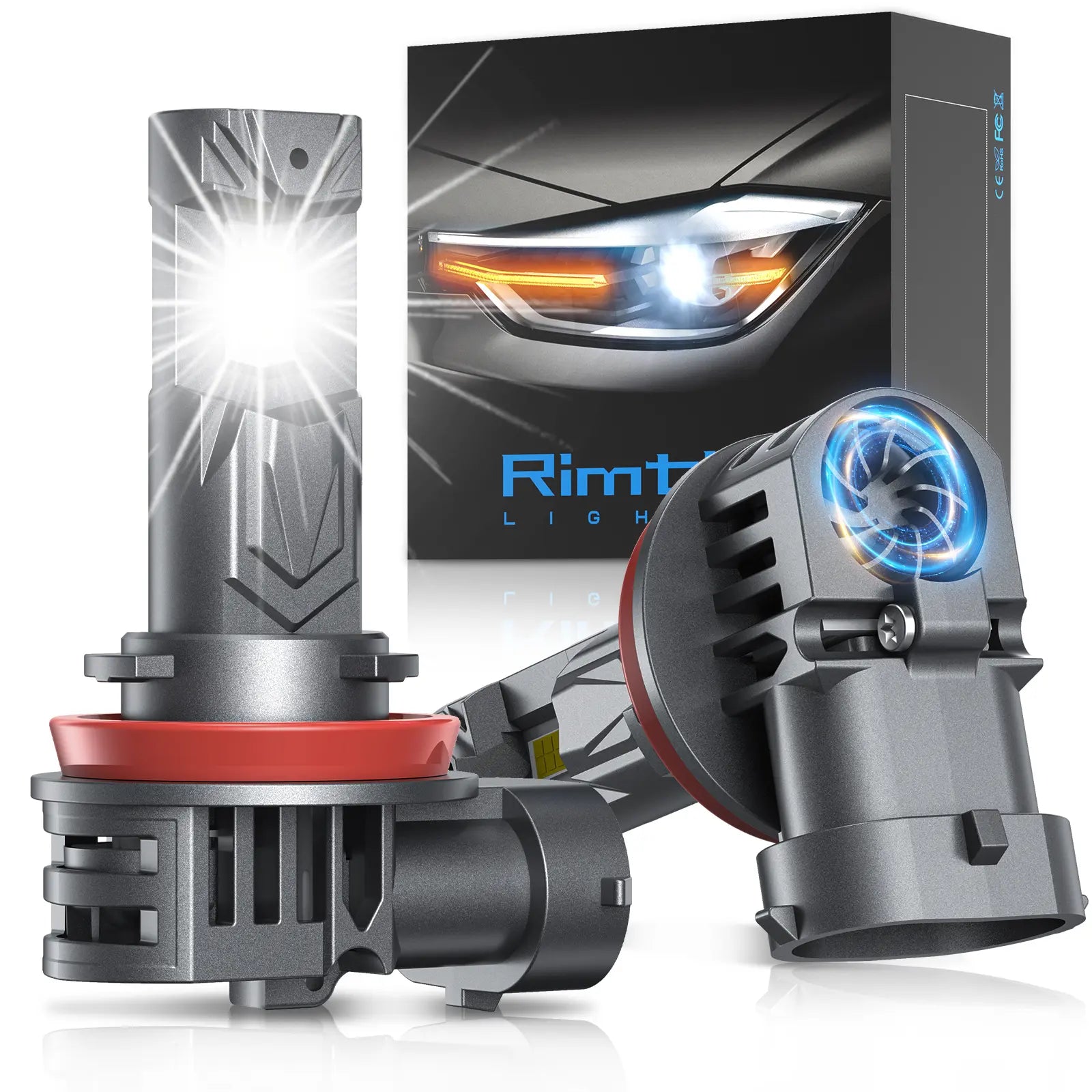 Fit for 2015-2018 Ford Focus H11 LED Headlight Bulbs | Brighter  and Safer