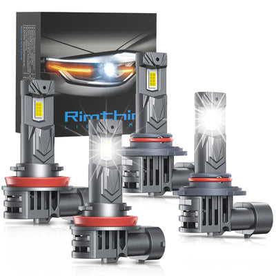 RIMTHIN E1 Series 9005+H11 LED headlight bulbs
