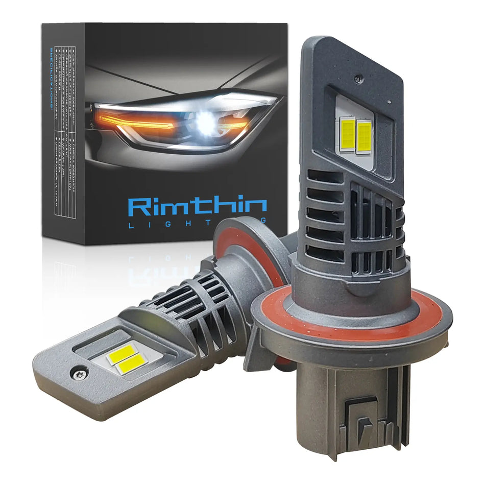 Rimthin E1 H13 LED Headlight Bulbs 6000K Cool White IP67 Pack of 2