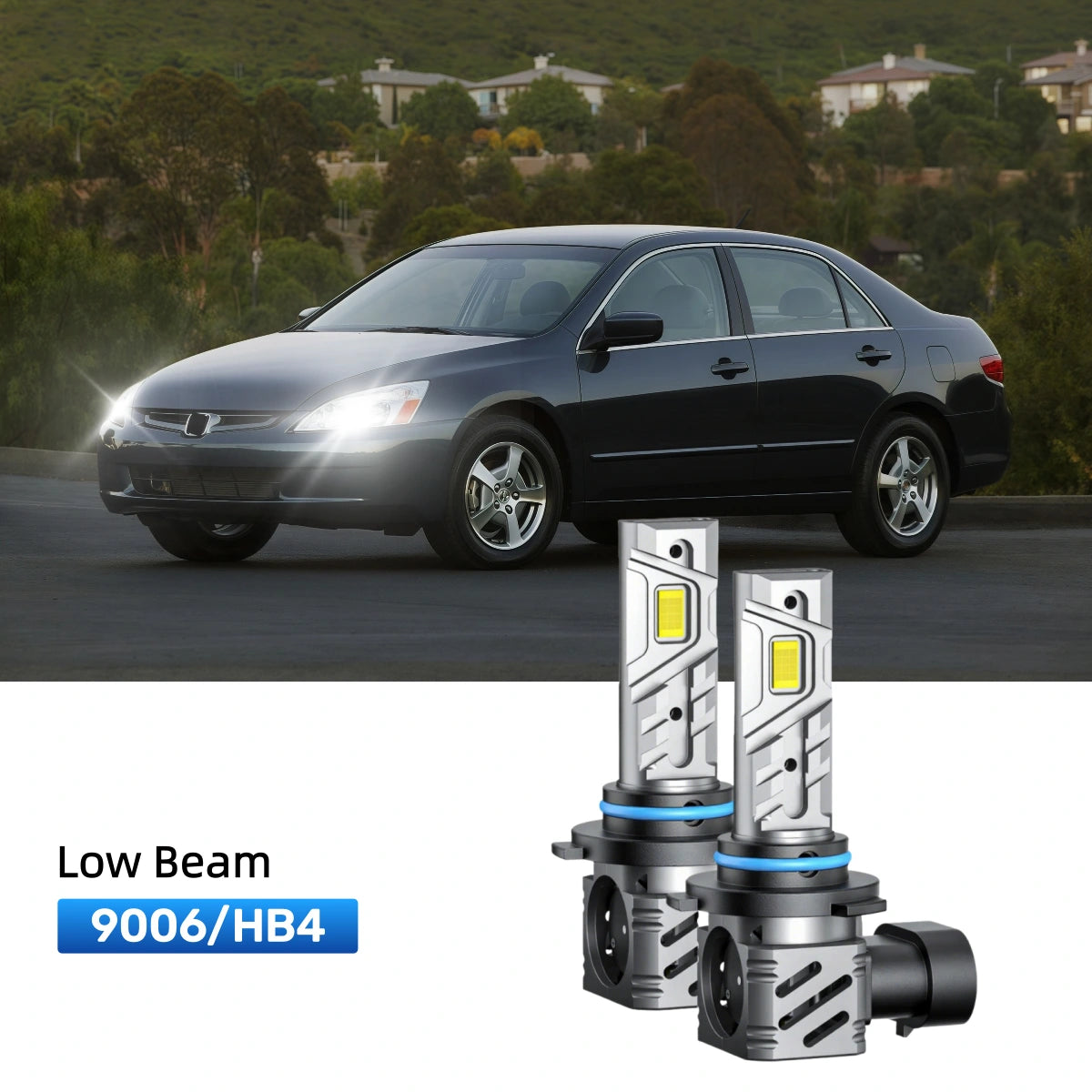 Fit for 1998-2005 Honda Accord 9005 9006 LED Headlight Bulbs | Clearer and Safer