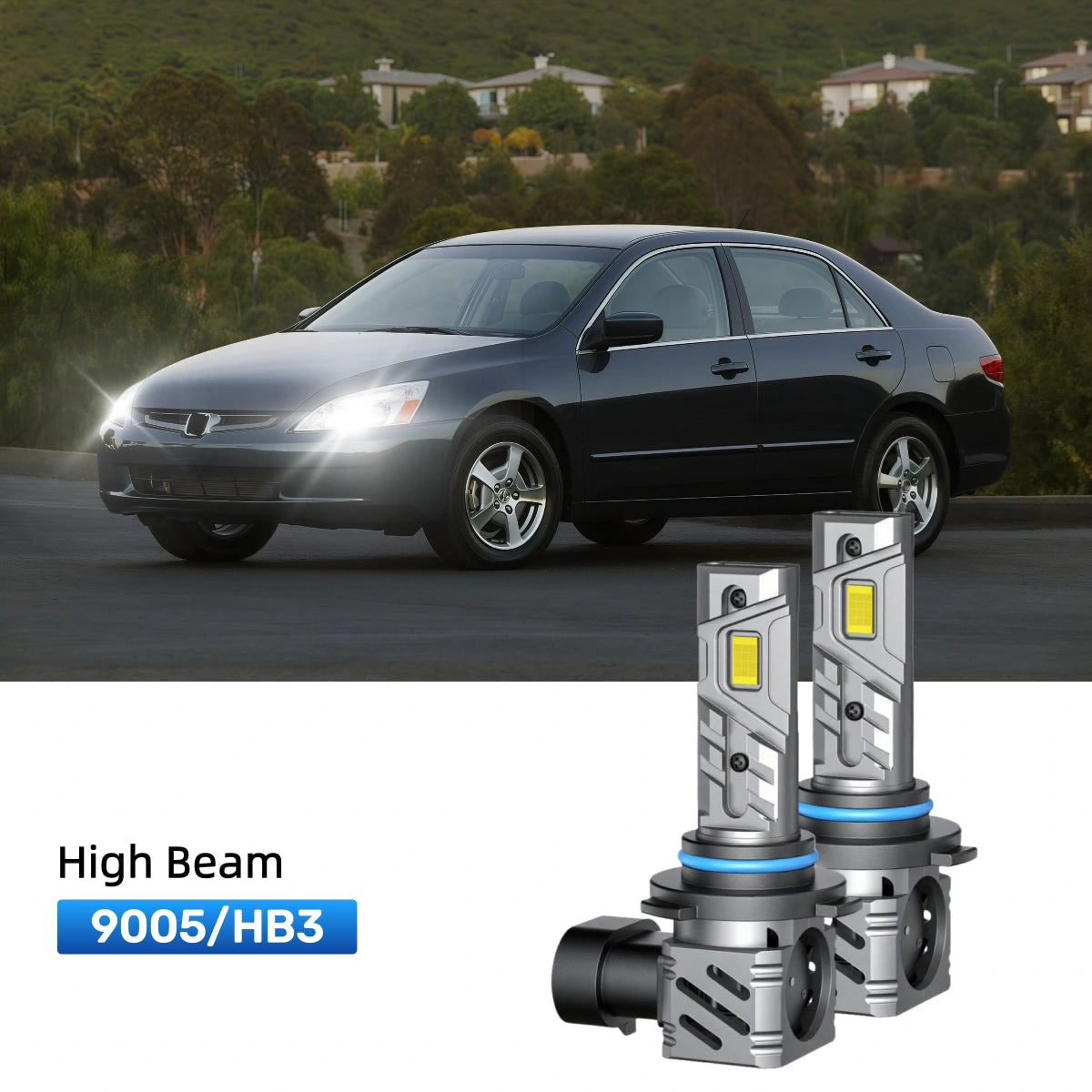 Fit for 1998-2005 Honda Accord 9005 9006 LED Headlight Bulbs | Clearer and Safer
