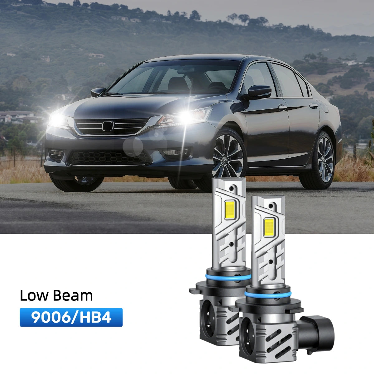 Fit for 2008-2012 Honda Accord H11 9005 LED Headlight Bulbs | Clearer and Safer