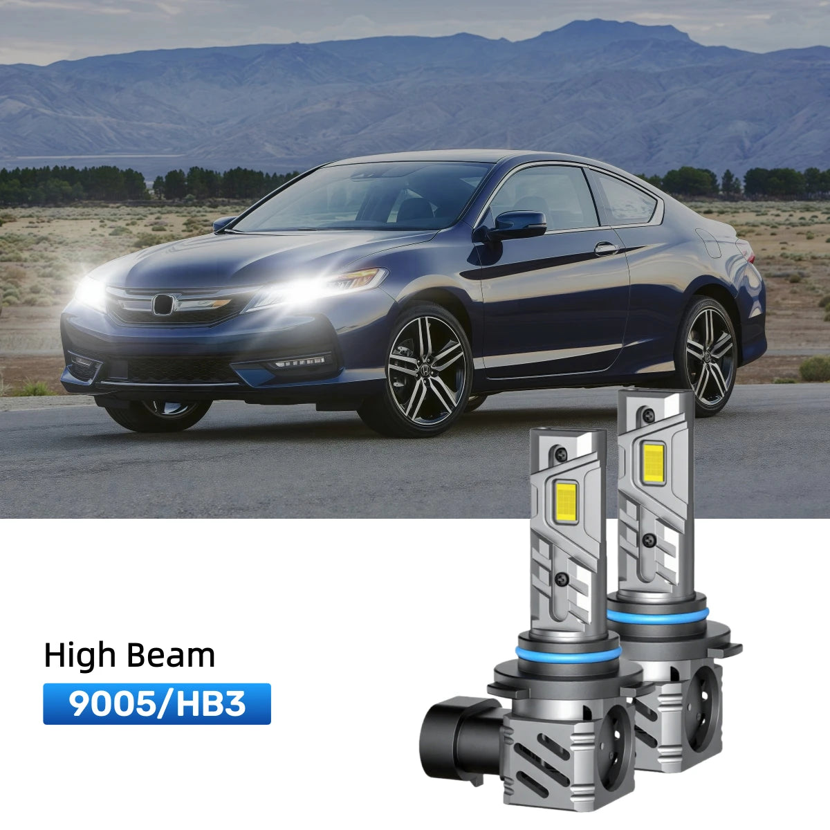 Fit for 2018 Honda Accord H11 9005 LED Headlight Bulbs | Clearer and Safer